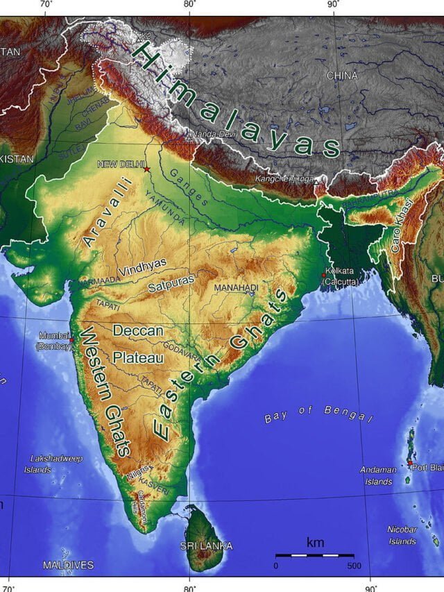 Geography ancient india map